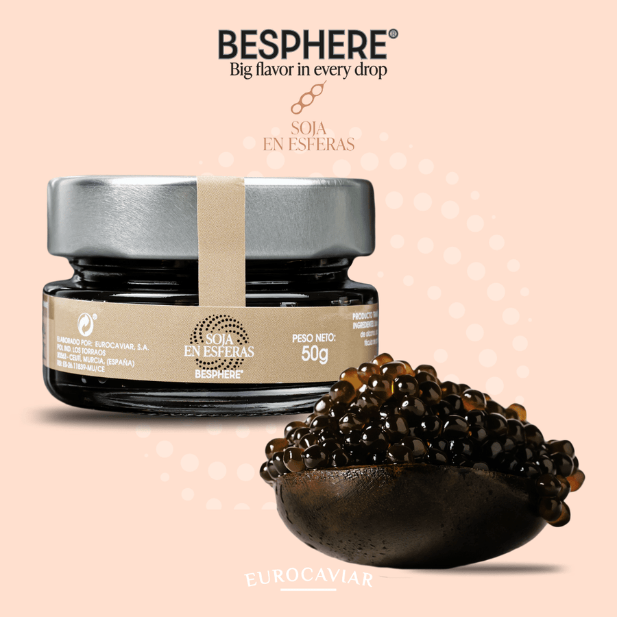 Besphere Soy Caviar Shaped Spheres: Elevate Your Culinary Creations with Asian Gastronomy's Exotic Touch and food toppings 1.76 oz